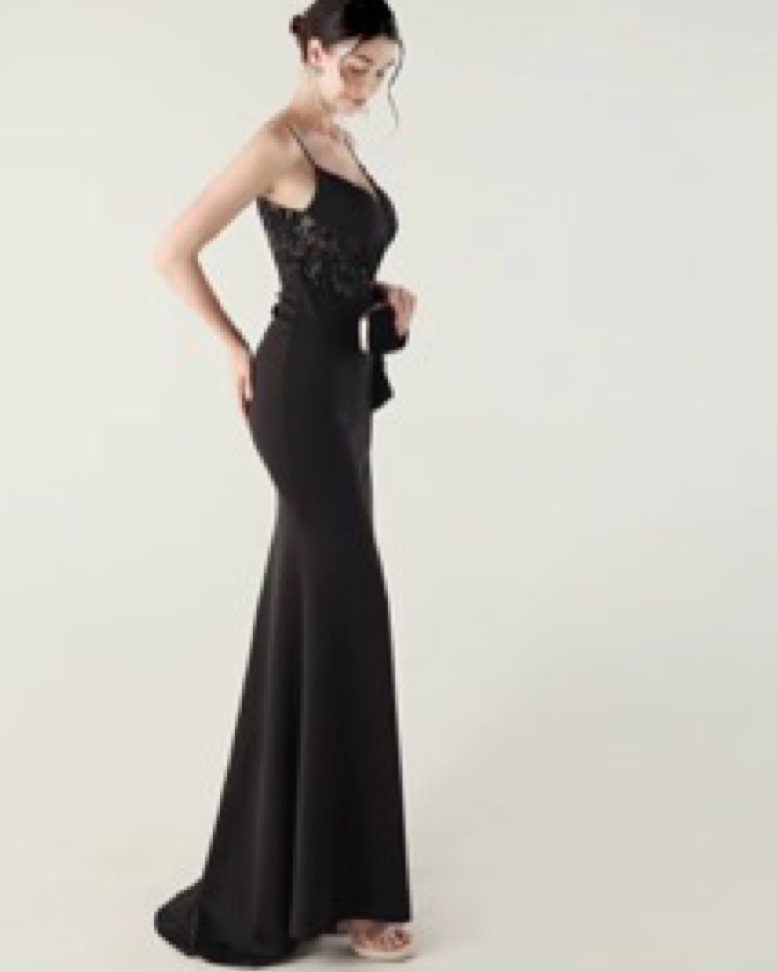 Evening long Sleeveless dress.