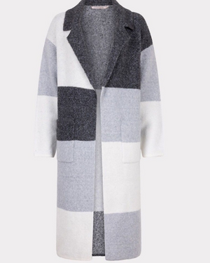 CARDIGAN LONG BLOCKS by Esqualo