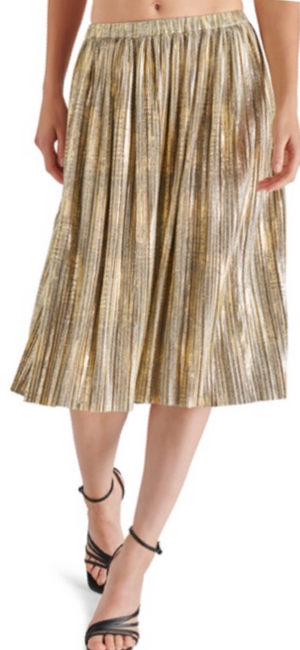 Pleated elastic waist skirt by Steve Madden