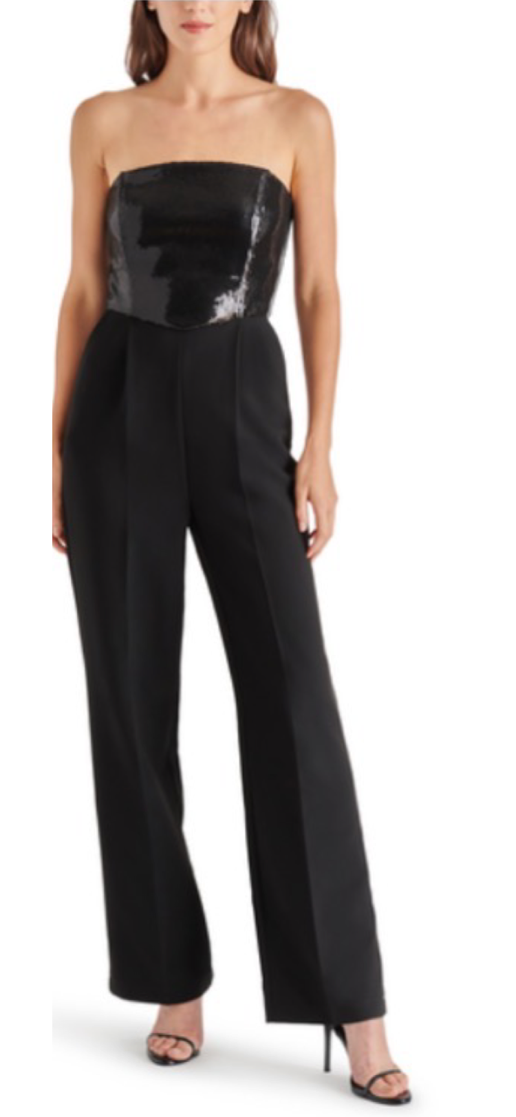 Bustier style jumpsuit by Steve Madden is