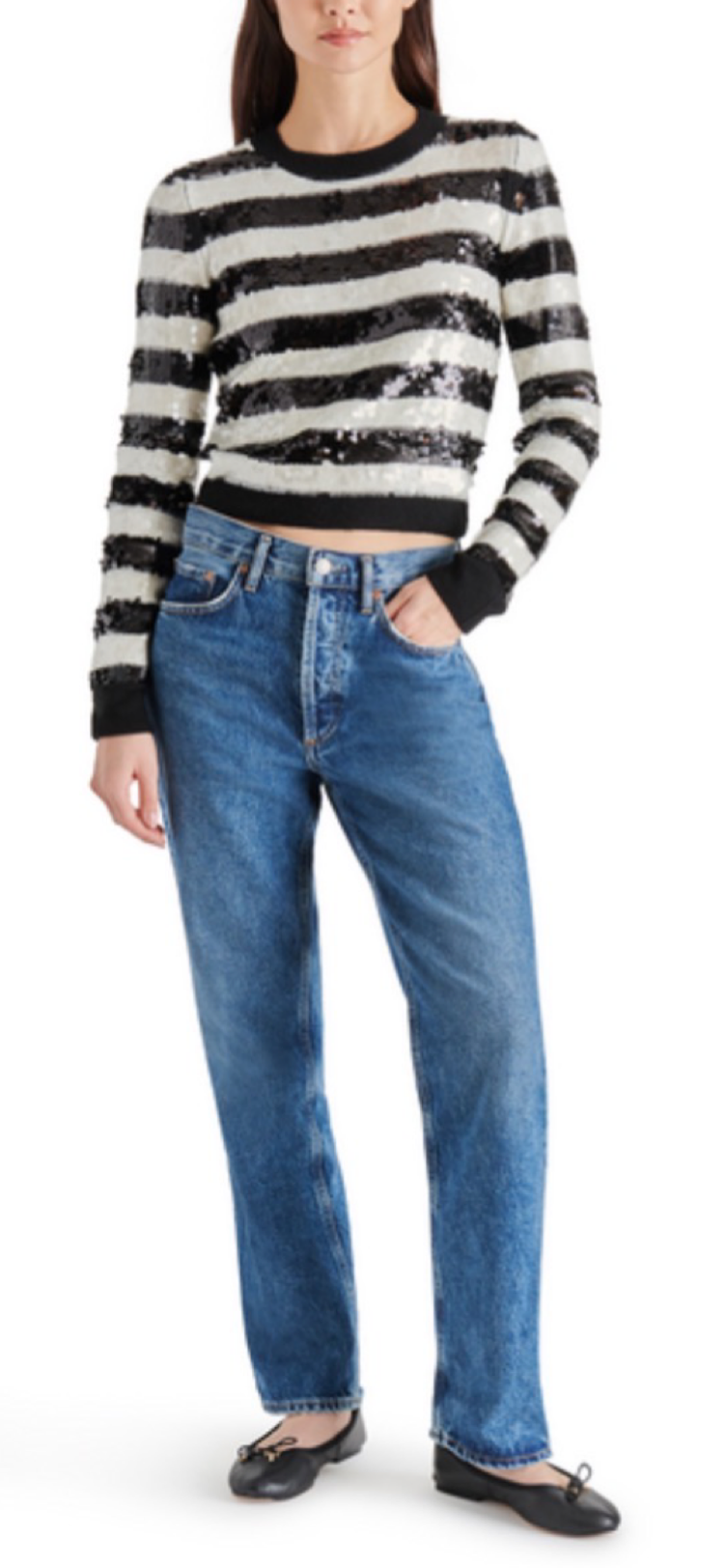 Séquence round neck sweater by Steve Madden