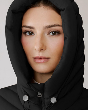 ESTELLE Stretch Down Belted Coat