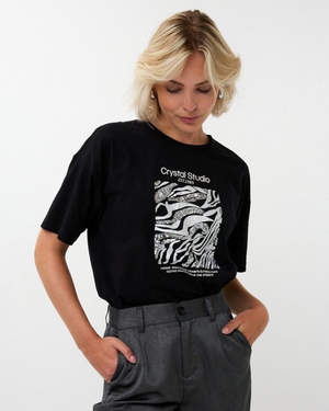 T-SHIRT ''CRYSTAL STUDIO''