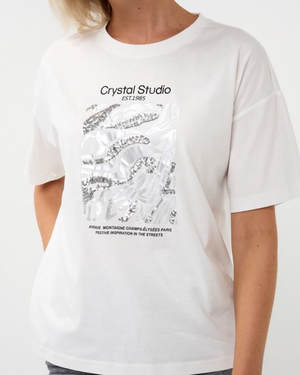 T-SHIRT ''CRYSTAL STUDIO''