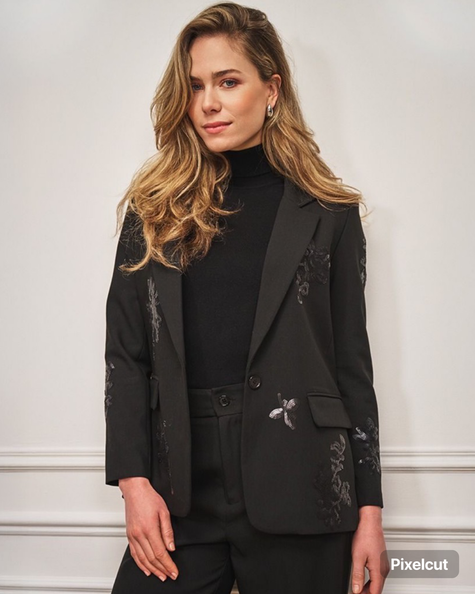 BLAZER SEQUINS BASIC CITY by esqualo