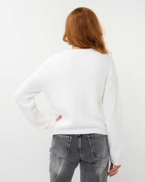 SWEATER BOW BUTTON by esqualo