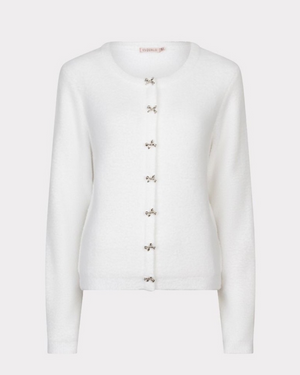 SWEATER BOW BUTTON by esqualo