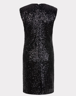 DRESS SLV/LSS SEQUINS by esqualo