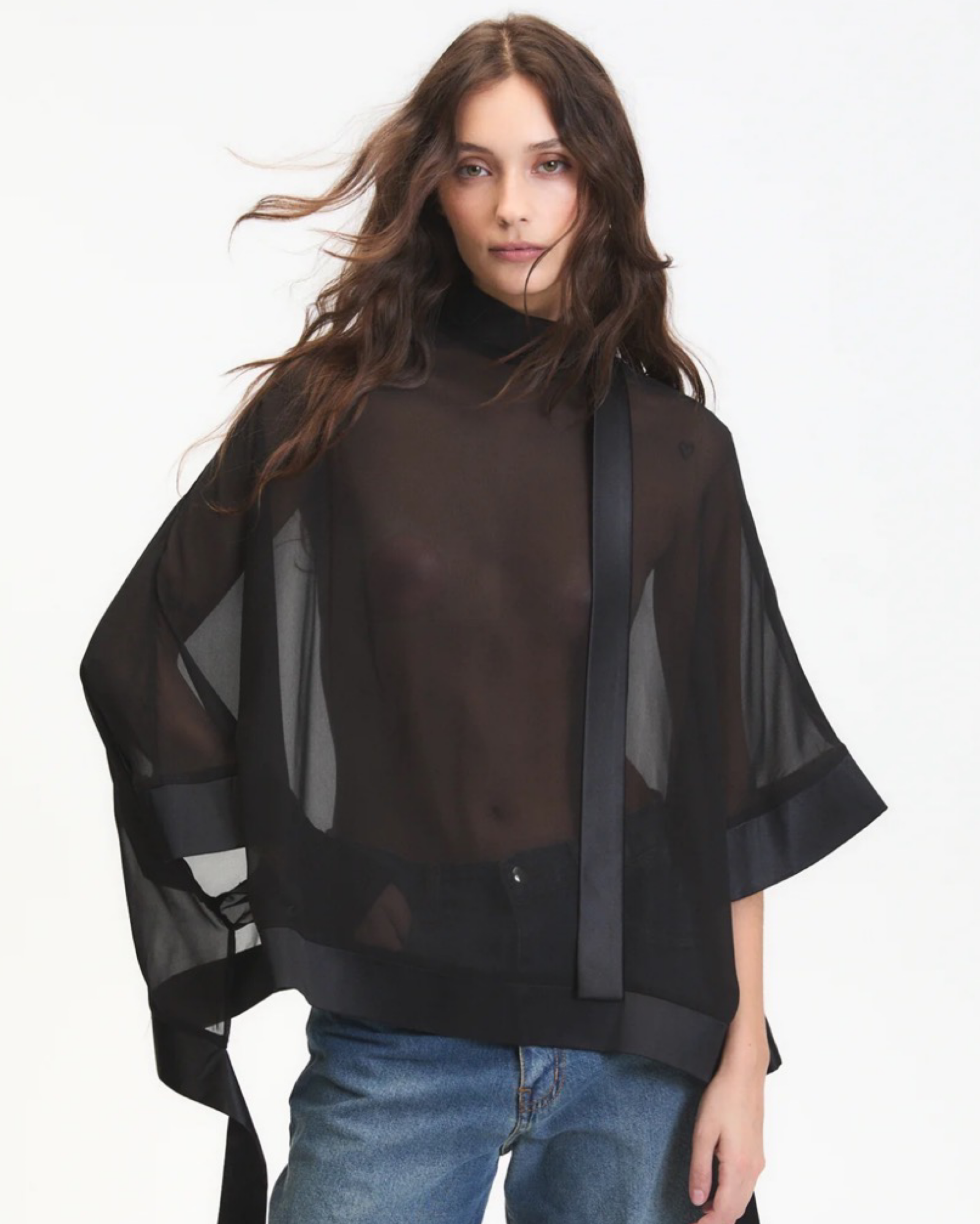 CARTER SHEER BLOUSE