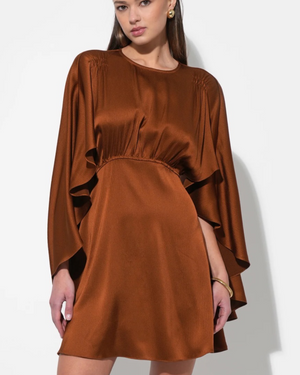 ADELYN RAE
SORAIA CAPE MINI DRESS