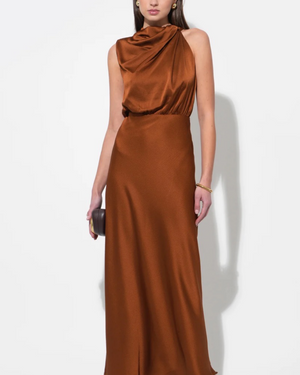 ADELYN RAE
KATE COWL DRAPE ASYMMETRICAL MAXI DRESS