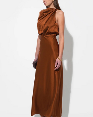 ADELYN RAE
KATE COWL DRAPE ASYMMETRICAL MAXI DRESS
