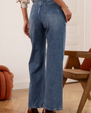 Jeans pants wide leg