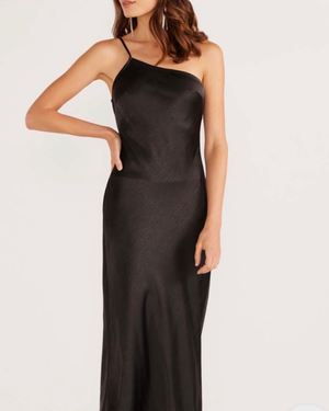 Midi One shoulder dress by MINK PINK