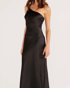 Midi One shoulder dress by MINK PINK