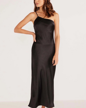 Midi One shoulder dress by MINK PINK