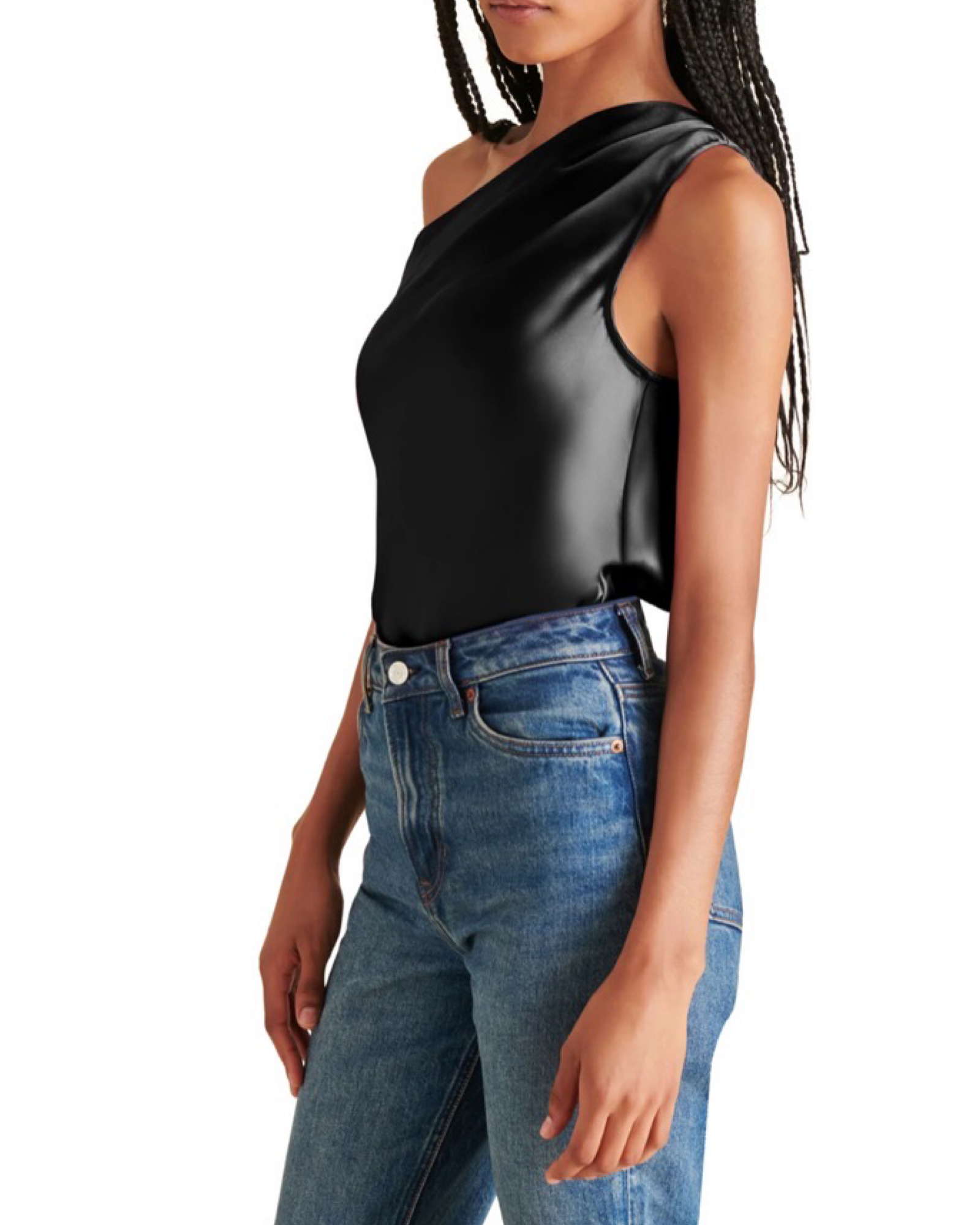 One shoulder bodysuit by Steve Madden