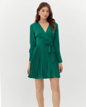 Short green dress