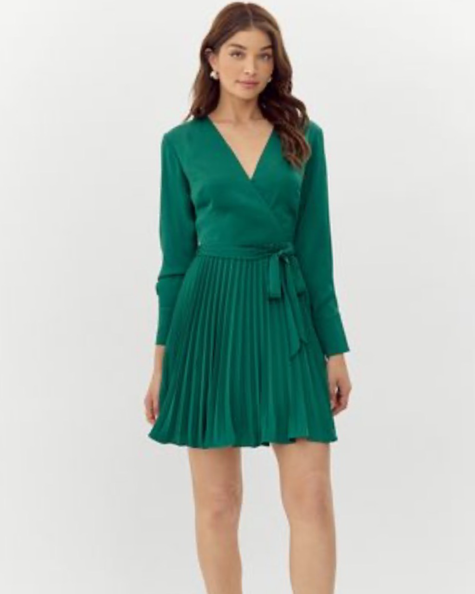 Short green dress