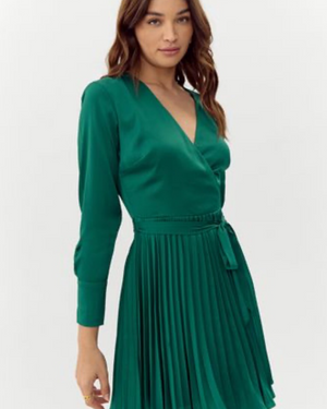 Short green dress