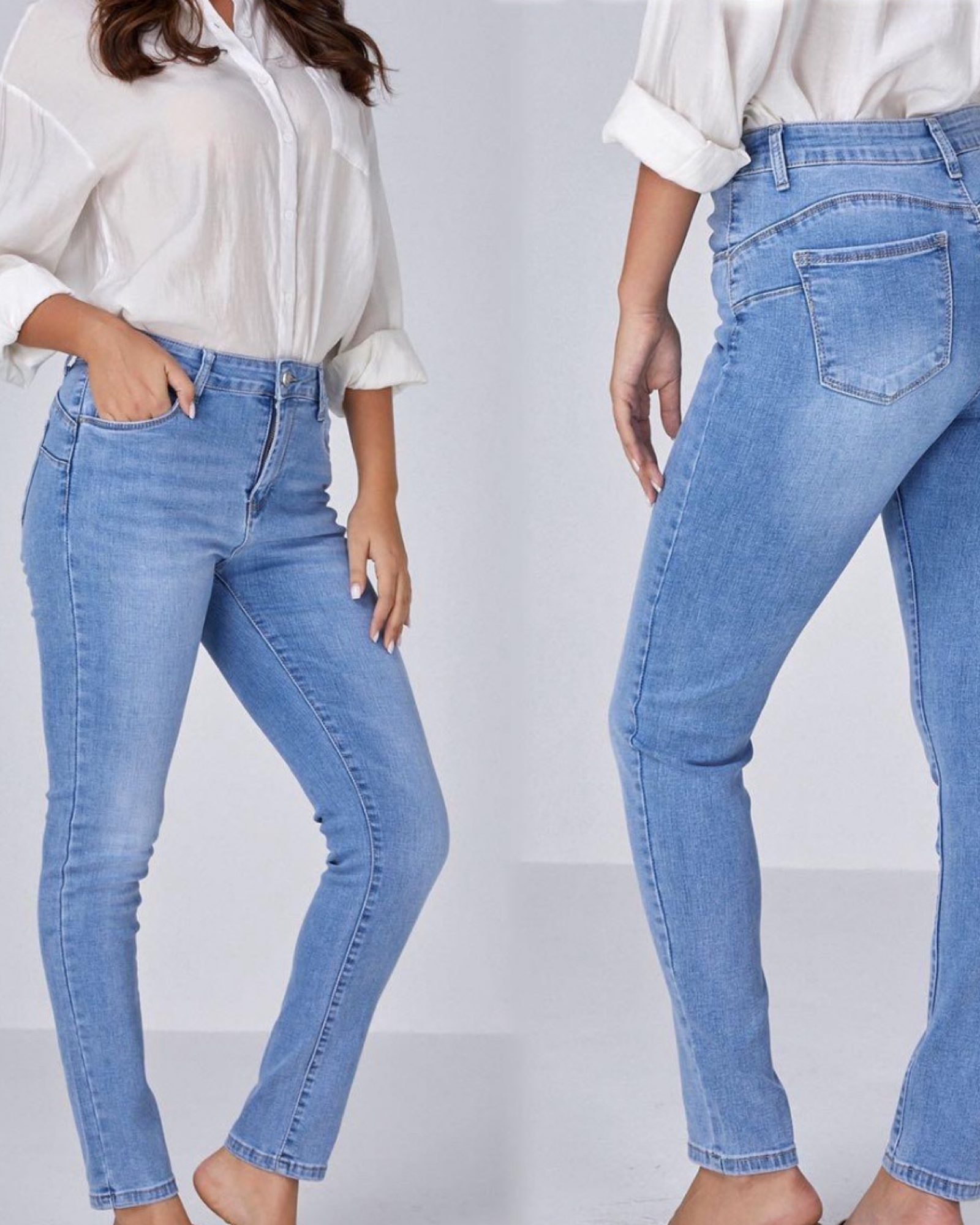 Skinny bleu jeans by obscur