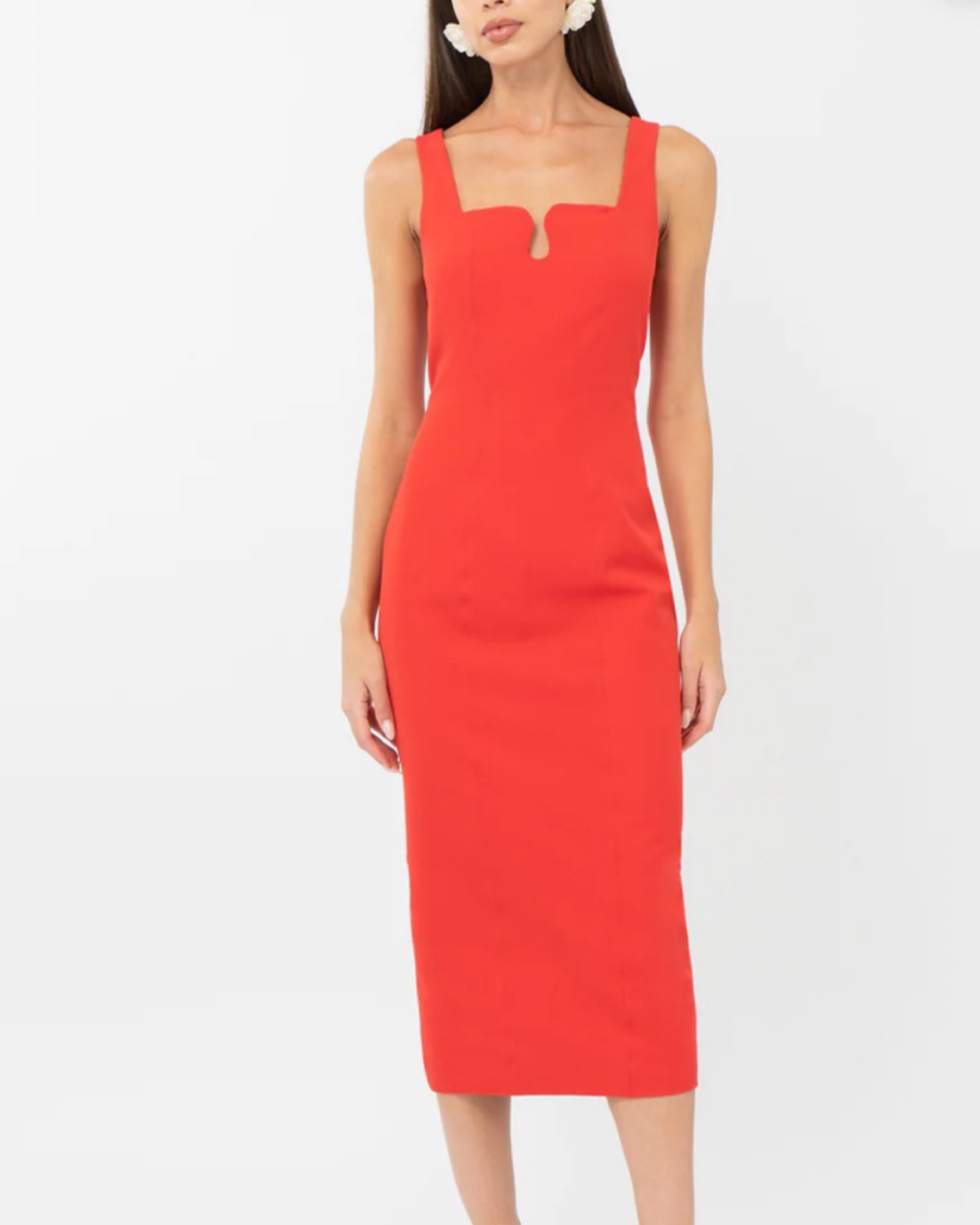 LEIGH WAVE BODYCON MIDI DRESS by Adlyn rae