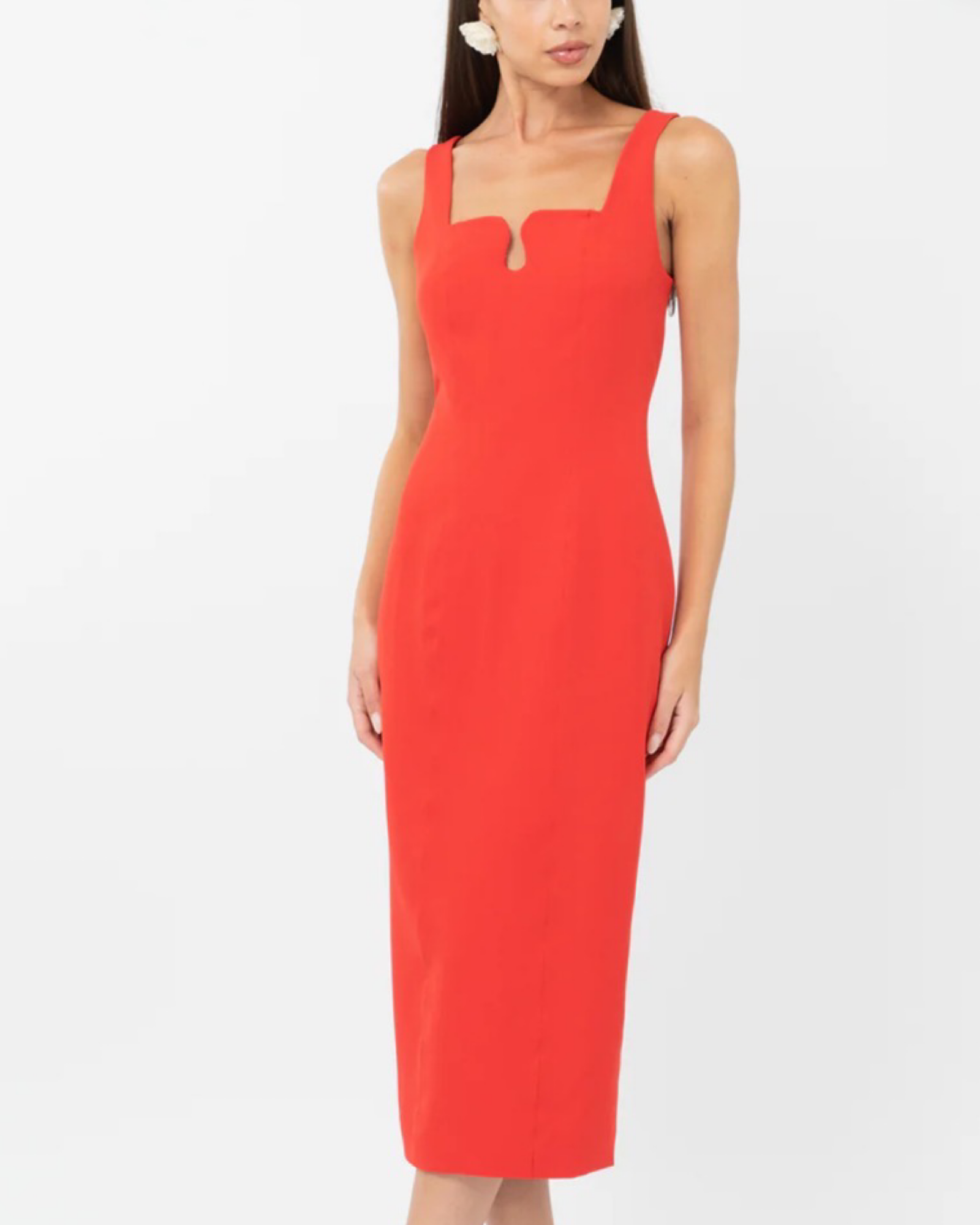 LEIGH WAVE BODYCON MIDI DRESS by Adlyn rae