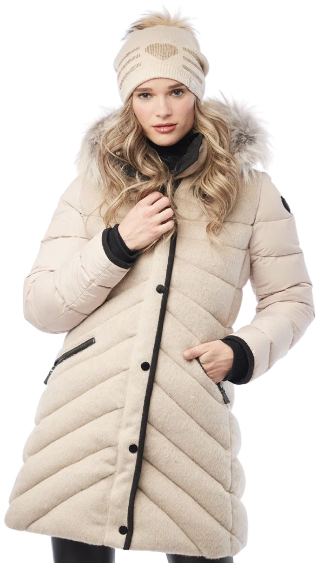 SALE, Alpaca winter coat made in Canada