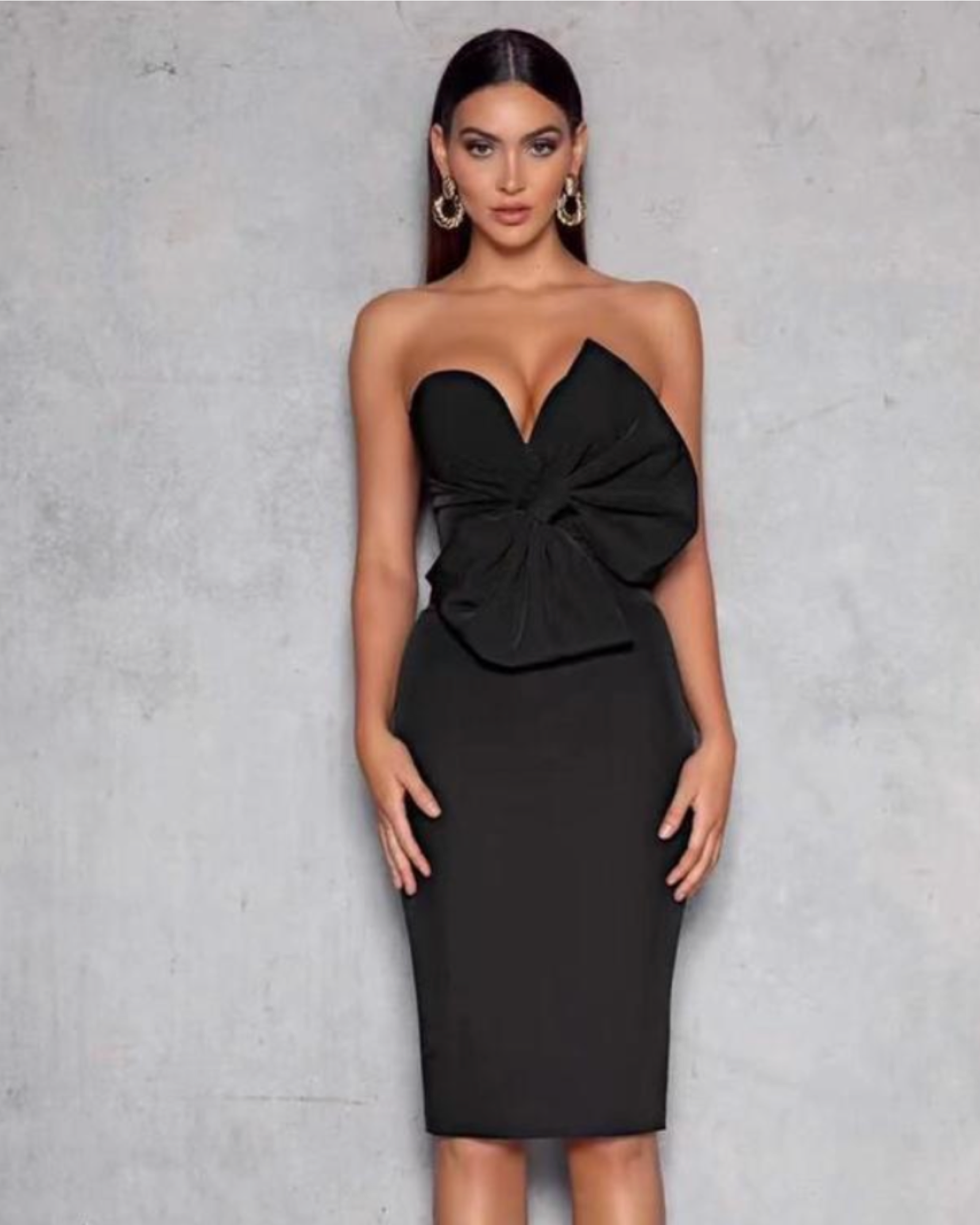 Strapless Dress By Obscur